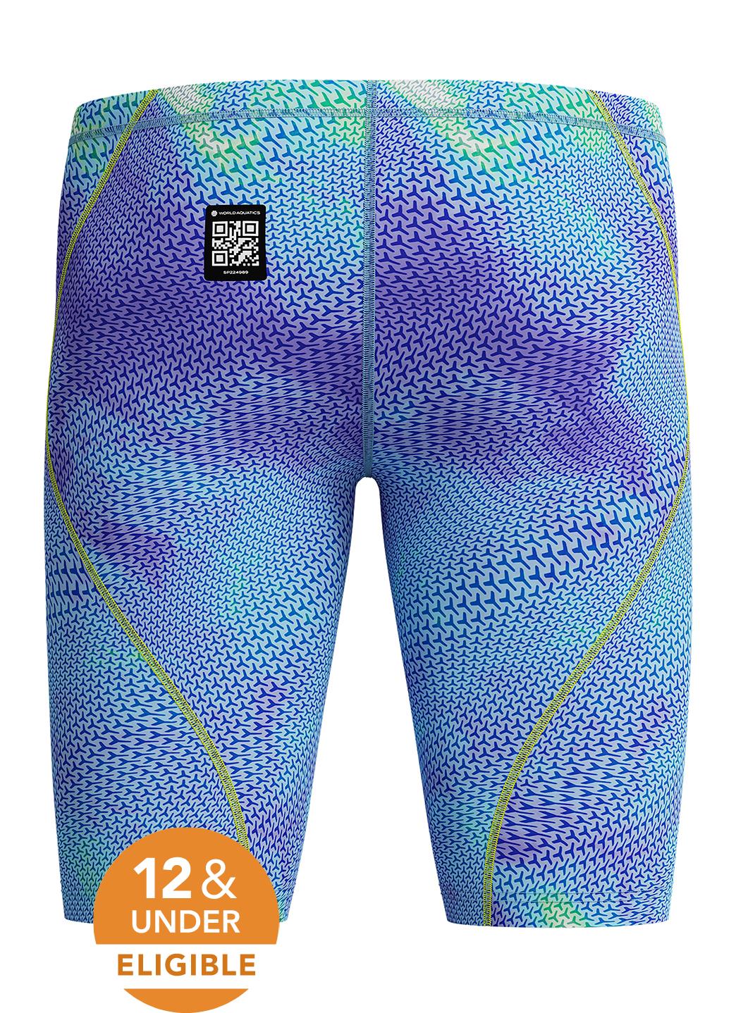 Speedo Men's Fastskin Printed Hyperspark Jammer Tech Suit Swimsuit