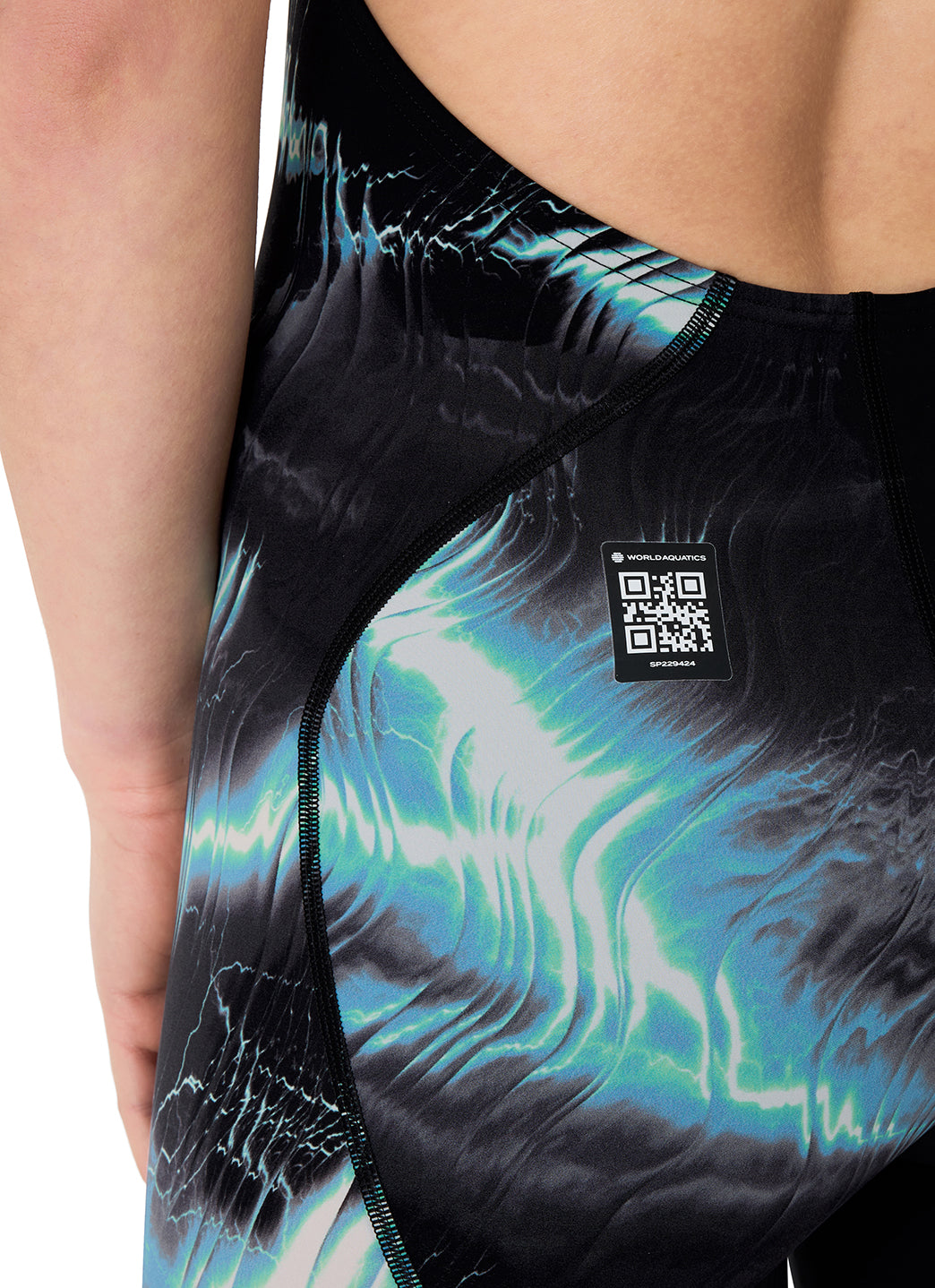 Speedo Women's LZR Pro 2.0 Printed Open Back Tech Suit Swimsuit