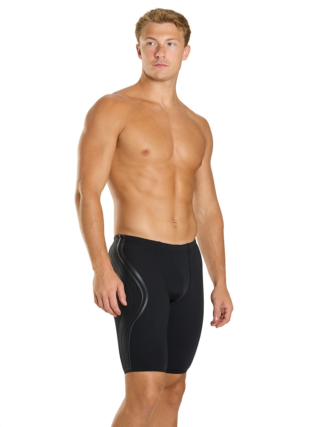 Speedo Men's Printed Movement Jammer Swimsuit