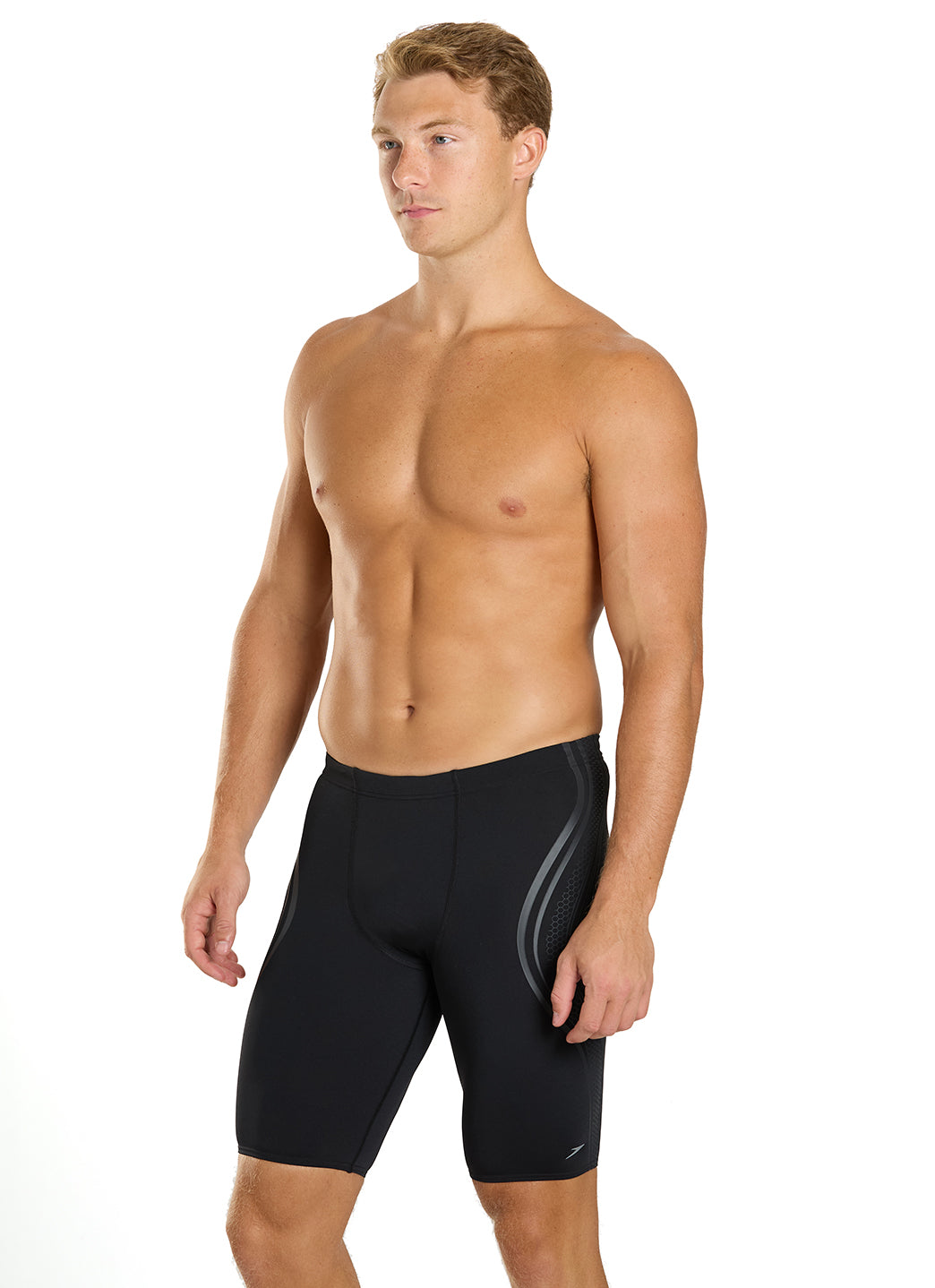 Speedo Men's Printed Movement Jammer Swimsuit