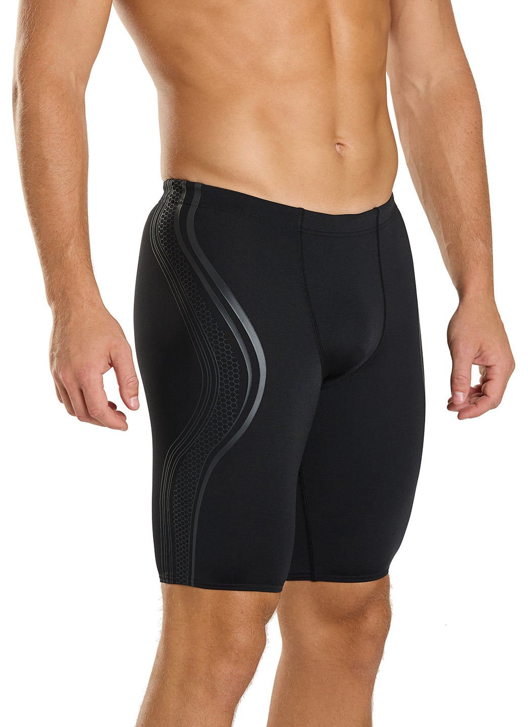Speedo Men's Printed Movement Jammer Swimsuit