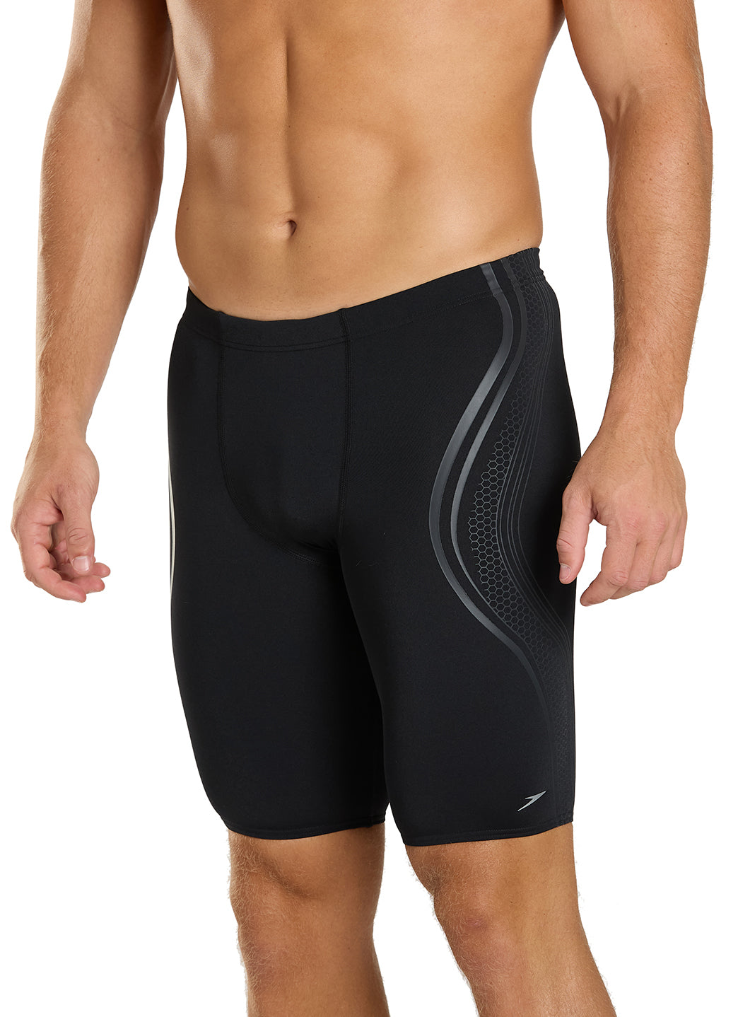 Speedo Men's Printed Movement Jammer Swimsuit