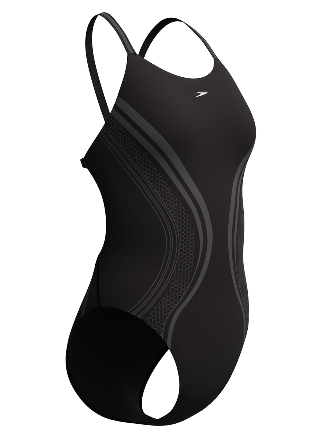 Speedo Women's Printed Active Back One Piece Swimsuit