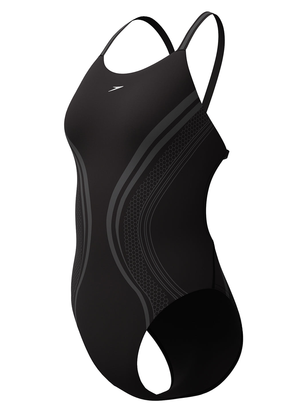 Speedo Women's Printed Active Back One Piece Swimsuit