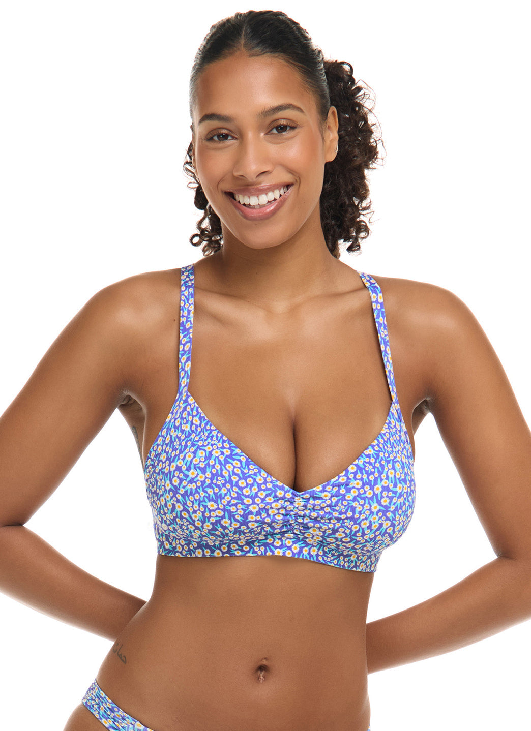 Body Glove Women's Bellium Drew Tie Back Bikini Top (D-F Cup)