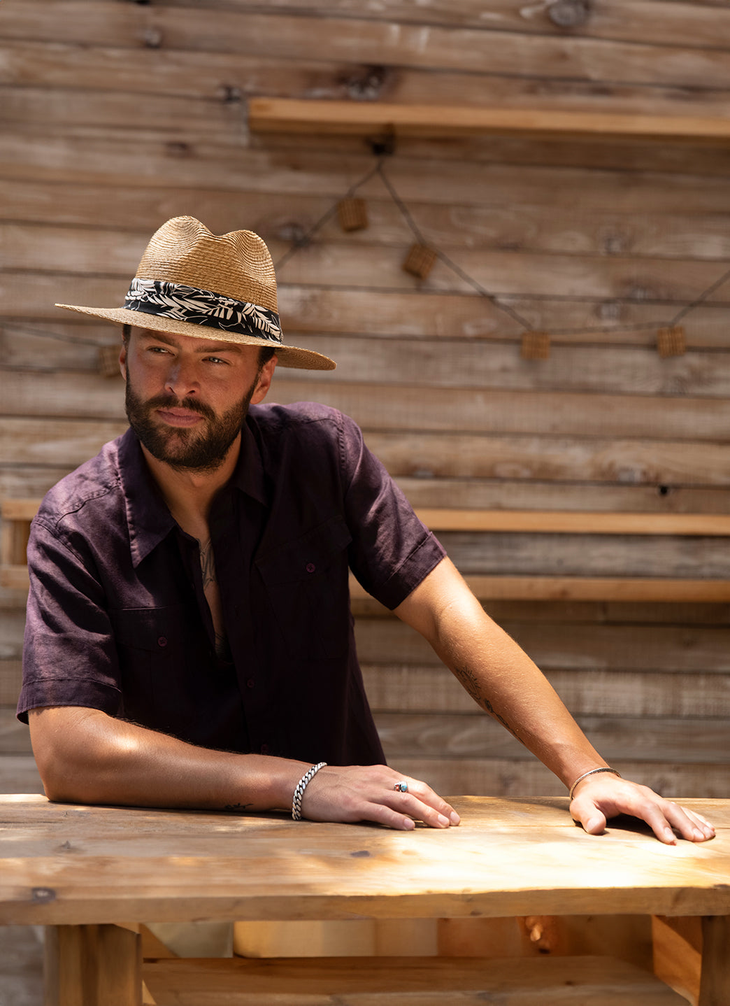 Peter Grimm Men's George Resort Panama Style Straw Hat