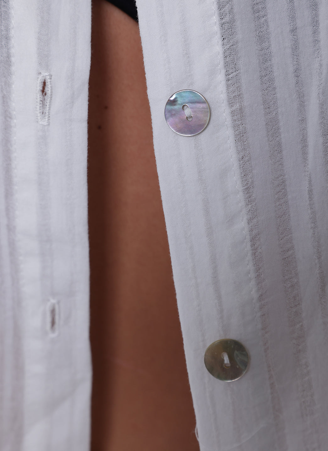 J.Valdi Women's Matira Short Sleeve Button Down Cover Up Top