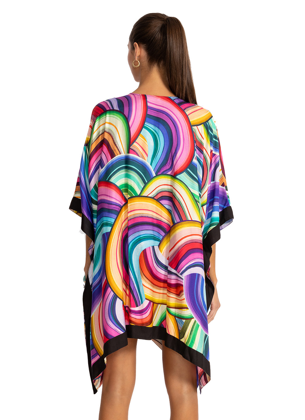 Johnny Was Women's Abel Short Kimono Cover Up