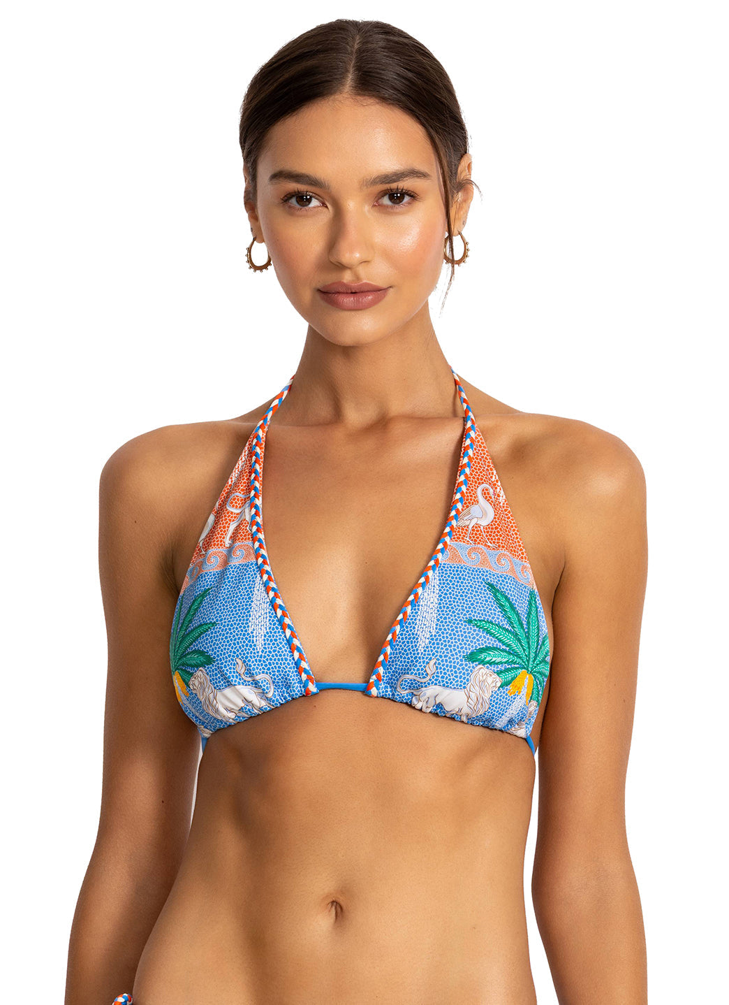 Johnny Was Women's Johnny Was x Paolita Circe's Garden Braid String Bikini Top