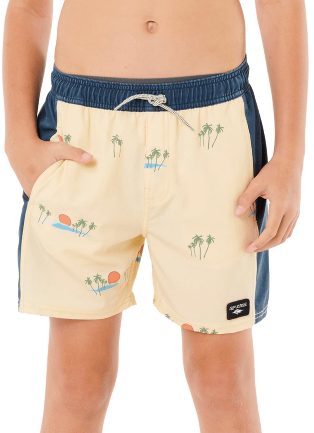 Rip Curl Boys' Sideways Volley Swim Trunks (Big Kid)