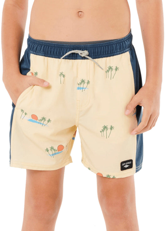 Rip Curl Boys' Sideways Volley Swim Trunks (Big Kid)