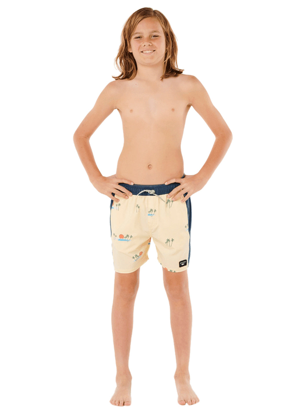 Rip Curl Boys' Sideways Volley Swim Trunks (Big Kid)