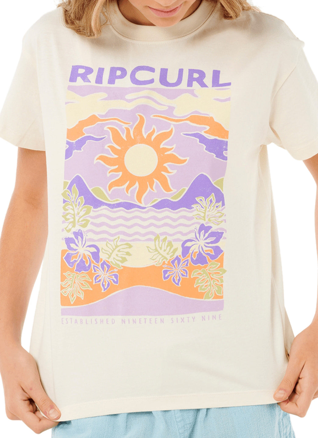 Rip Curl Girls' Dune Dancer Relaxed Tee (Big Kid)