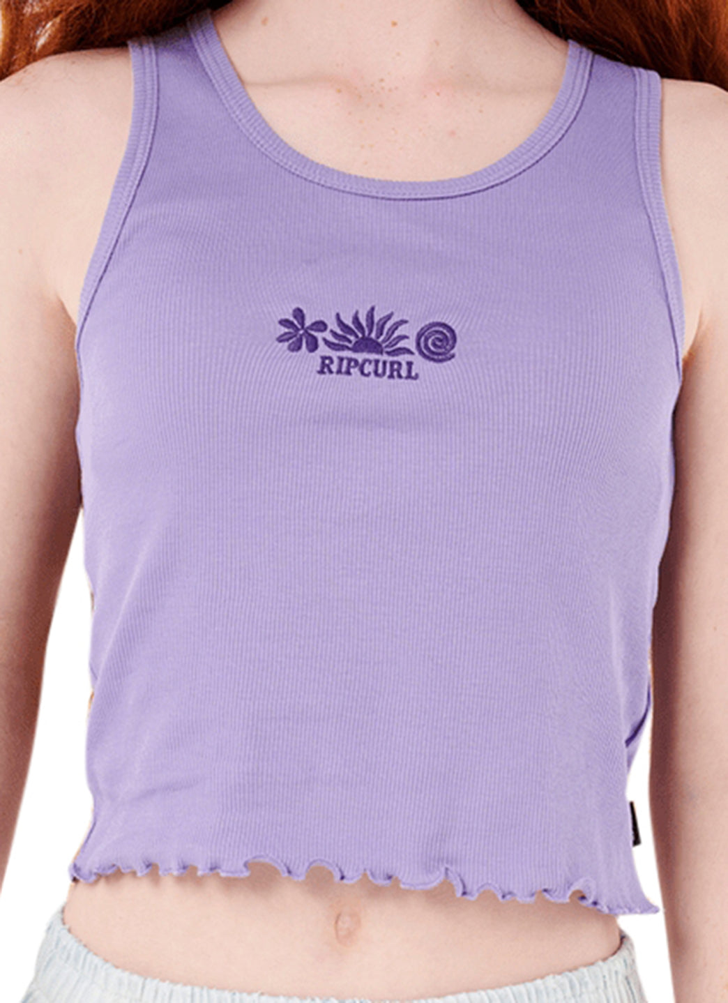 Rip Curl Girls' Neon Isles Rib Tank Top (Big Kid)