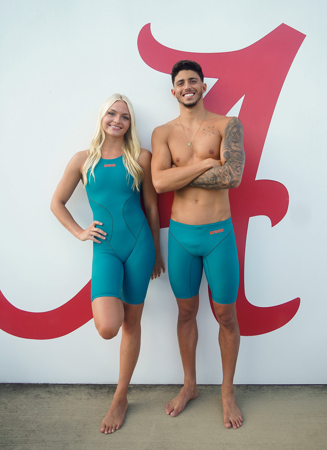 Arena Women's Powerskin Jade Aura Impulso LE Open Back Tech Suit Swimsuit