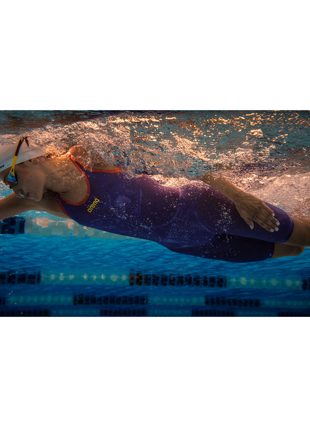 Arena Women's Powerskin Eclipse Glare Carbon Air2 SL LE Closed Back Tech Suit Swimsuit