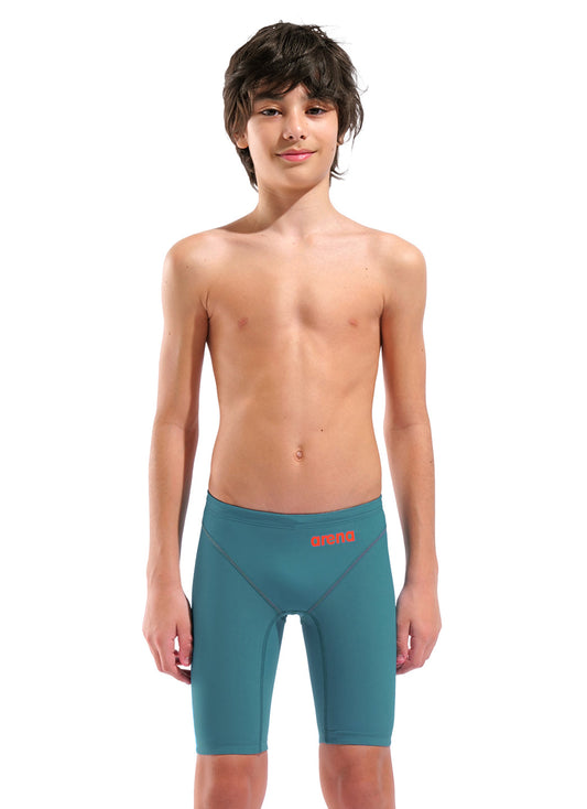 Arena Boys' Powerskin Jade Aura Impulso LE Jammer Tech Suit Swimsuit