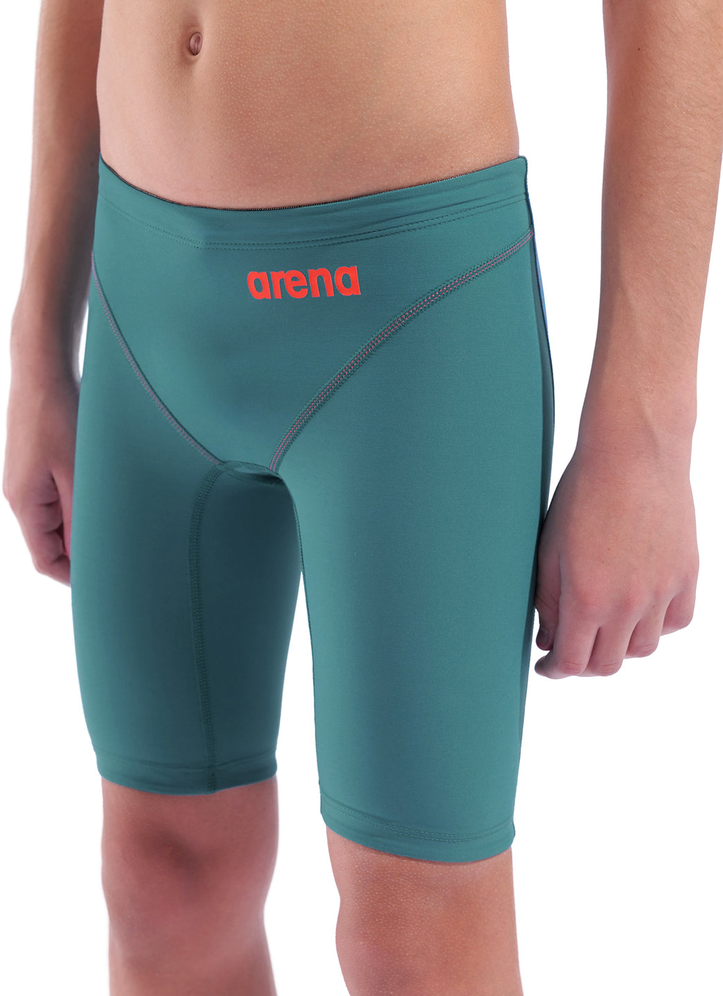 Arena Boys' Powerskin Jade Aura Impulso LE Jammer Tech Suit Swimsuit