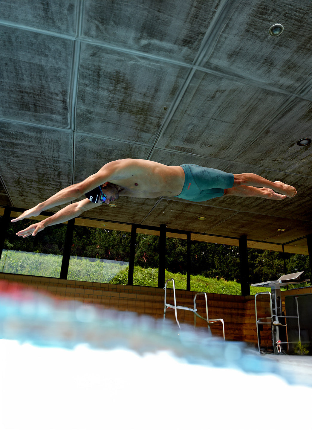 Arena Men's Powerskin Jade Aura Impulso LE Jammer Tech Suit Swimsuit