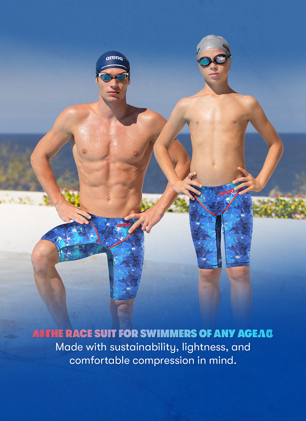 Arena Men's Powerskin Splash Multicolors ST Next LE Jammer Tech Suit Swimsuit