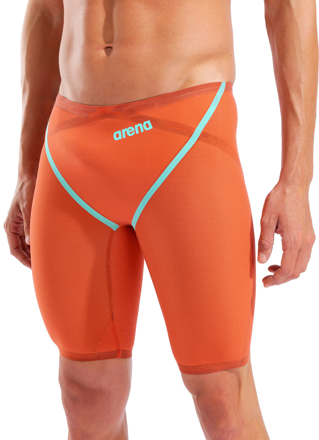 Arena Men's Powerskin Sunset Coral Carbon Glide SL LE Jammer Tech Suit Swimsuit