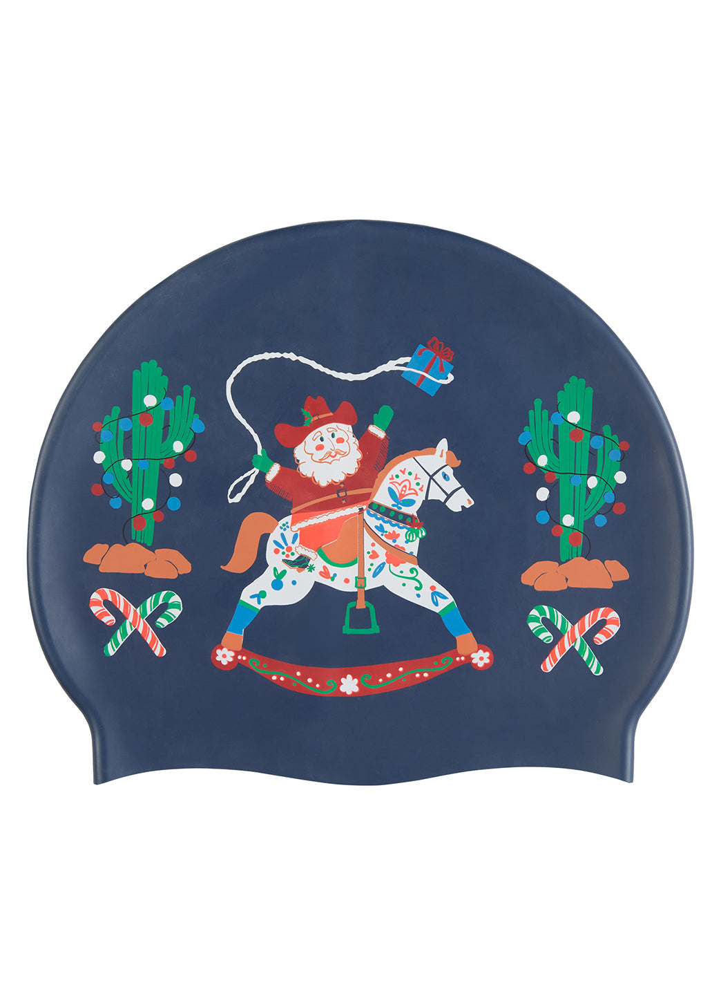 Sporti Yule Tide Wrangler Silicone Swim Cap