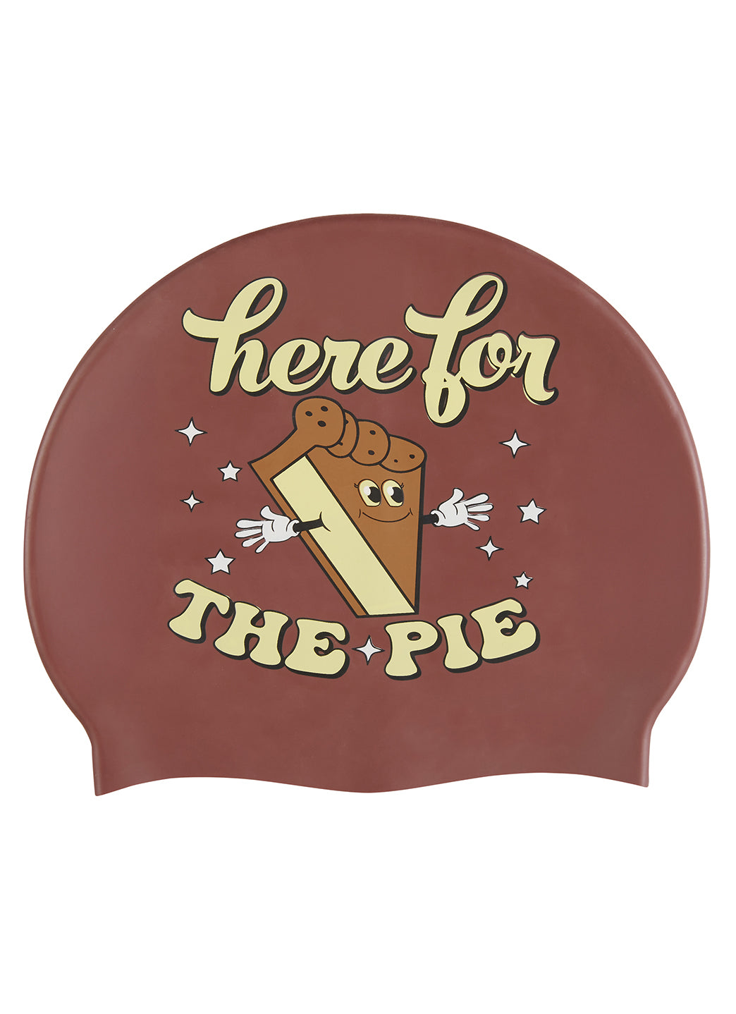 Sporti Here For the Pie Silicone Swim Cap