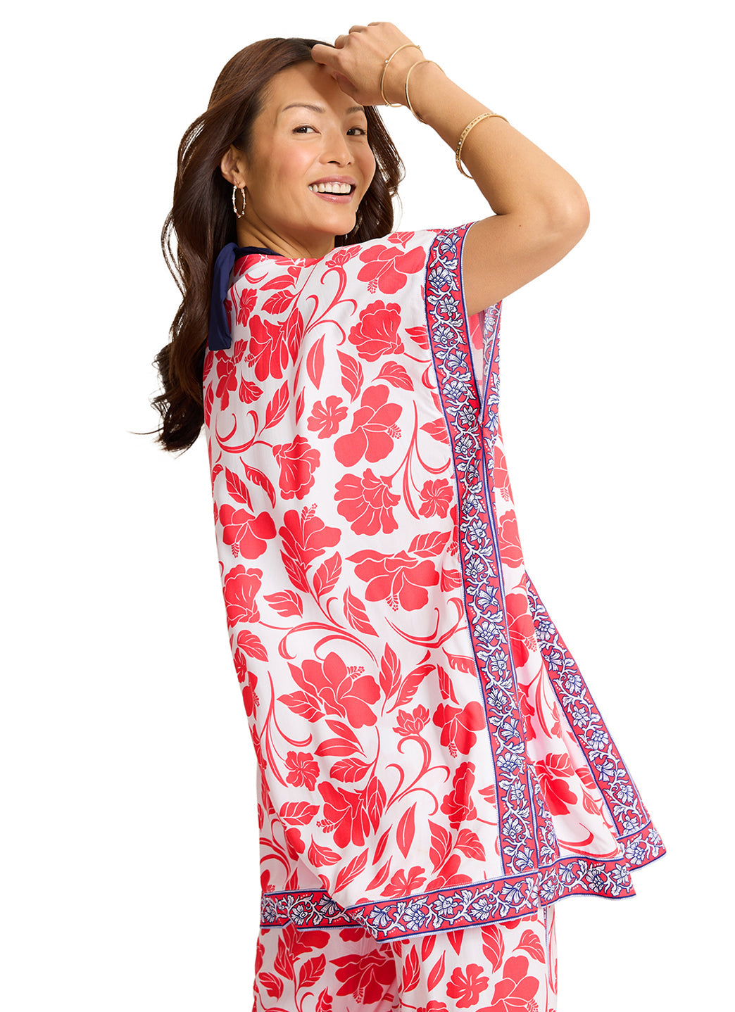 Tommy Bahama Women's Fiori Border Tunic Cover Up