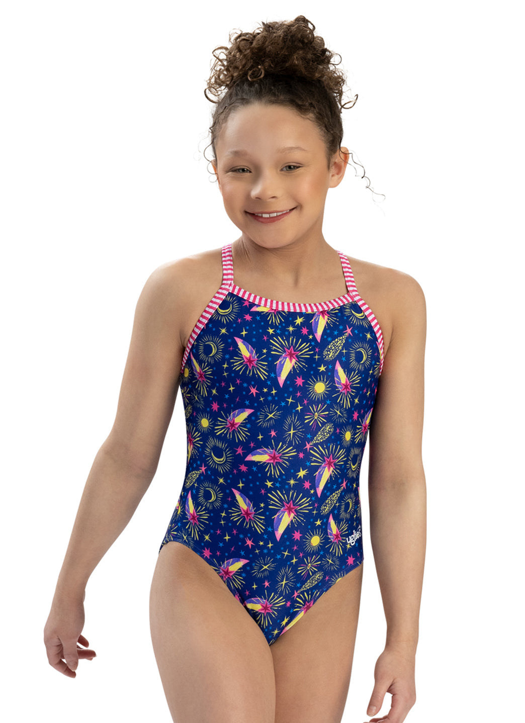 Dolfin Uglies Girls' Moonlight One Piece Swimsuit (Big Kid)