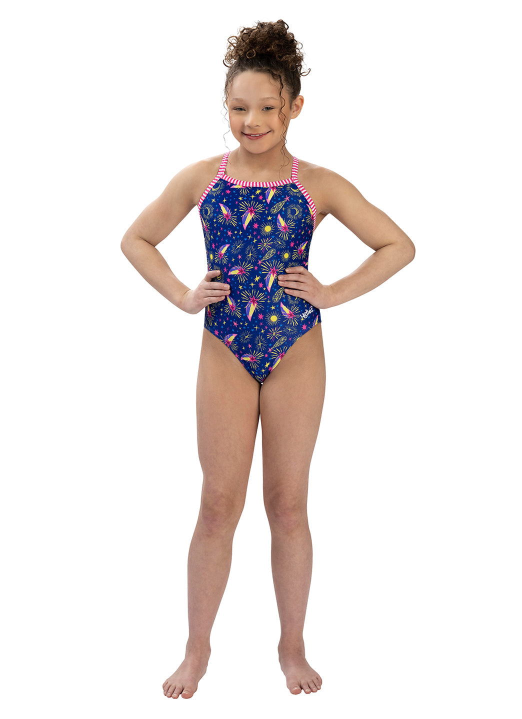 Dolfin Uglies Girls' Moonlight One Piece Swimsuit (Big Kid)