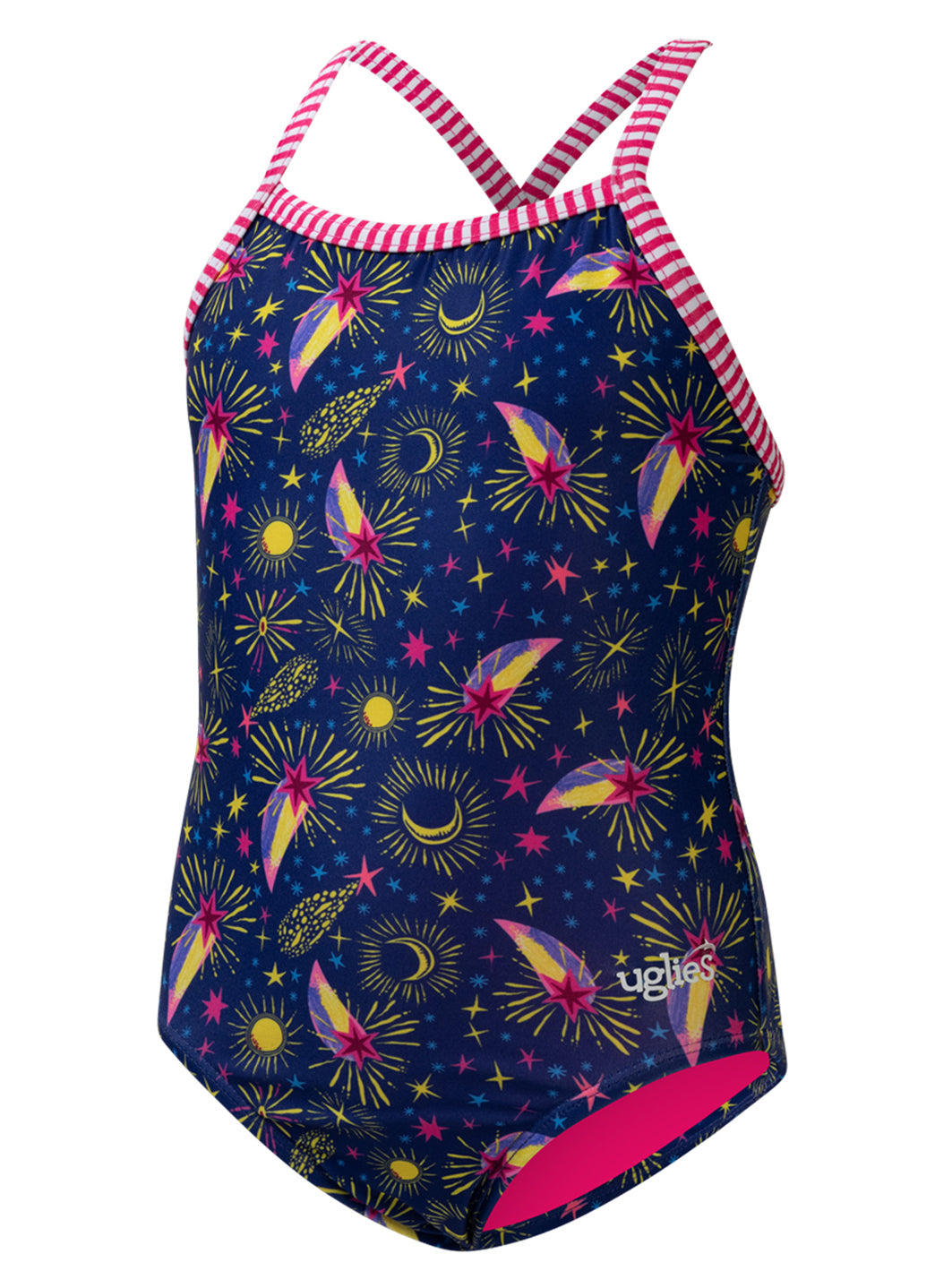 Dolfin Uglies Girls' Moonlight One Piece Swimsuit (Big Kid)