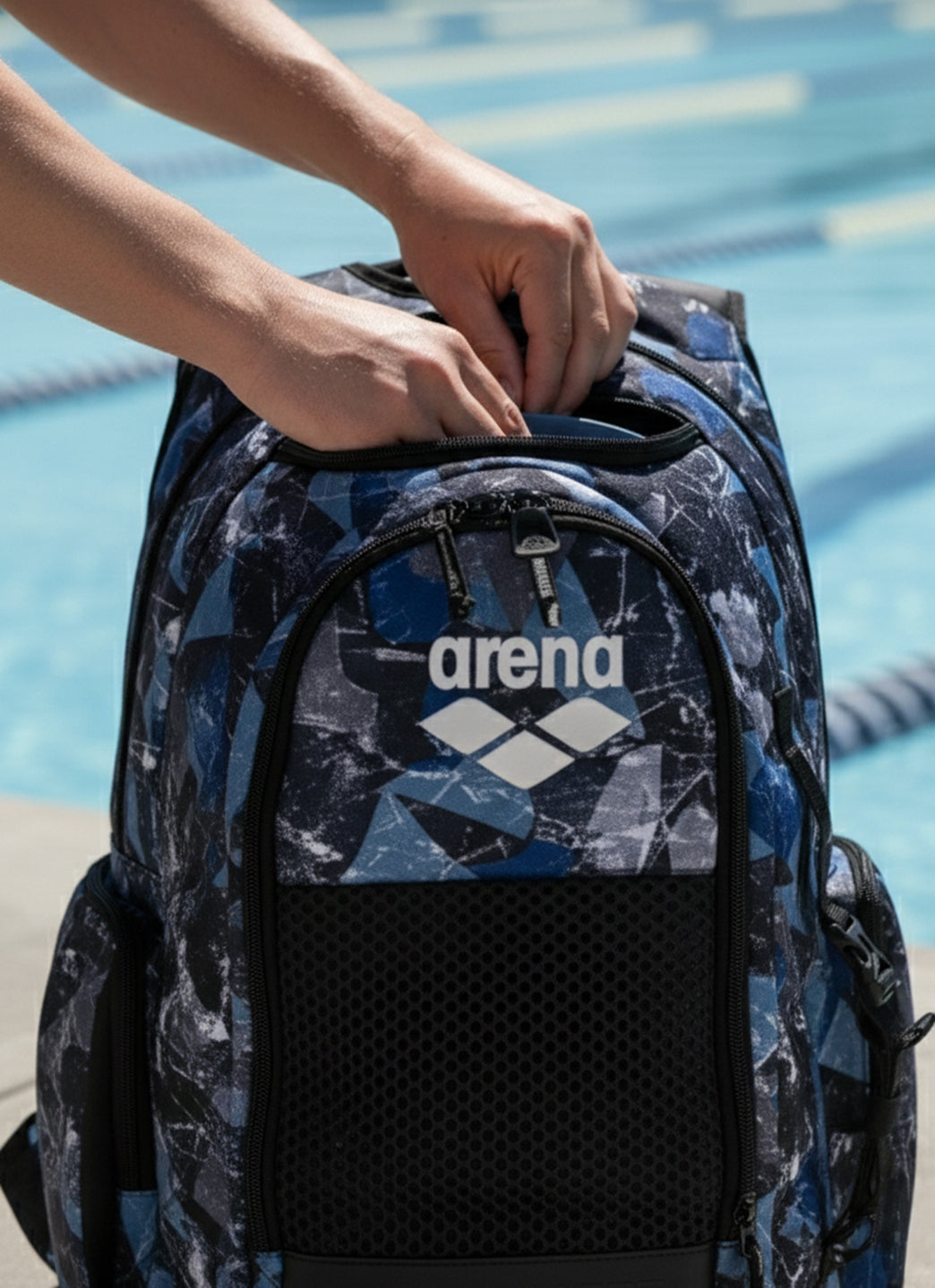 Arena All Set Allover 45L Backpack
