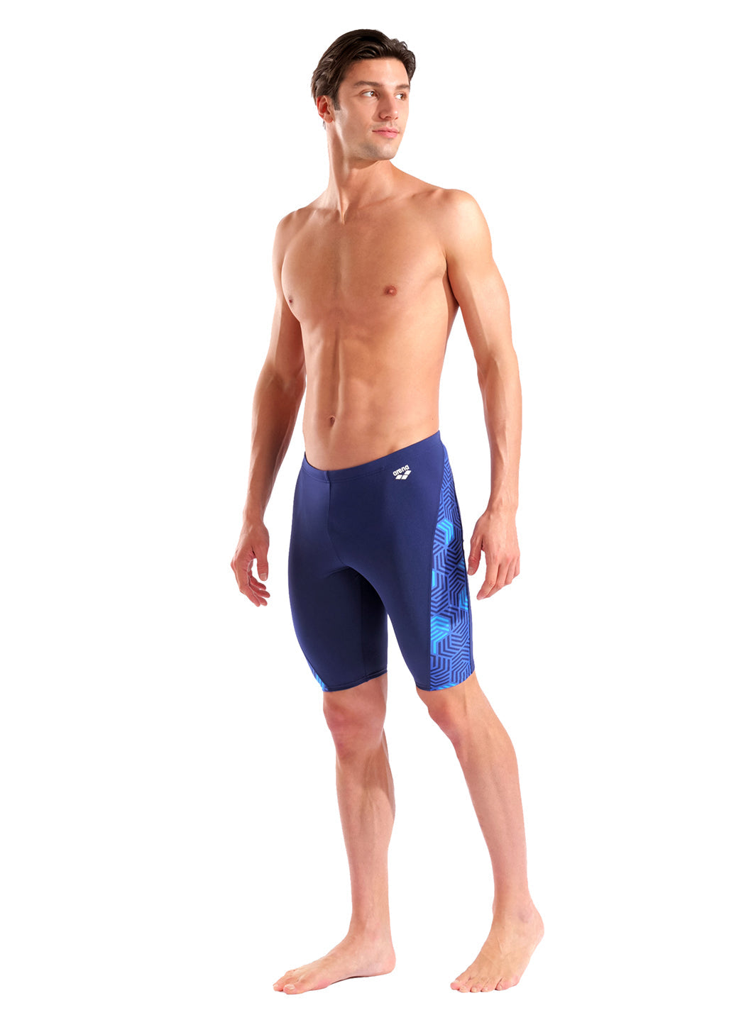 Arena Men's Geometry Jammer Swimsuit