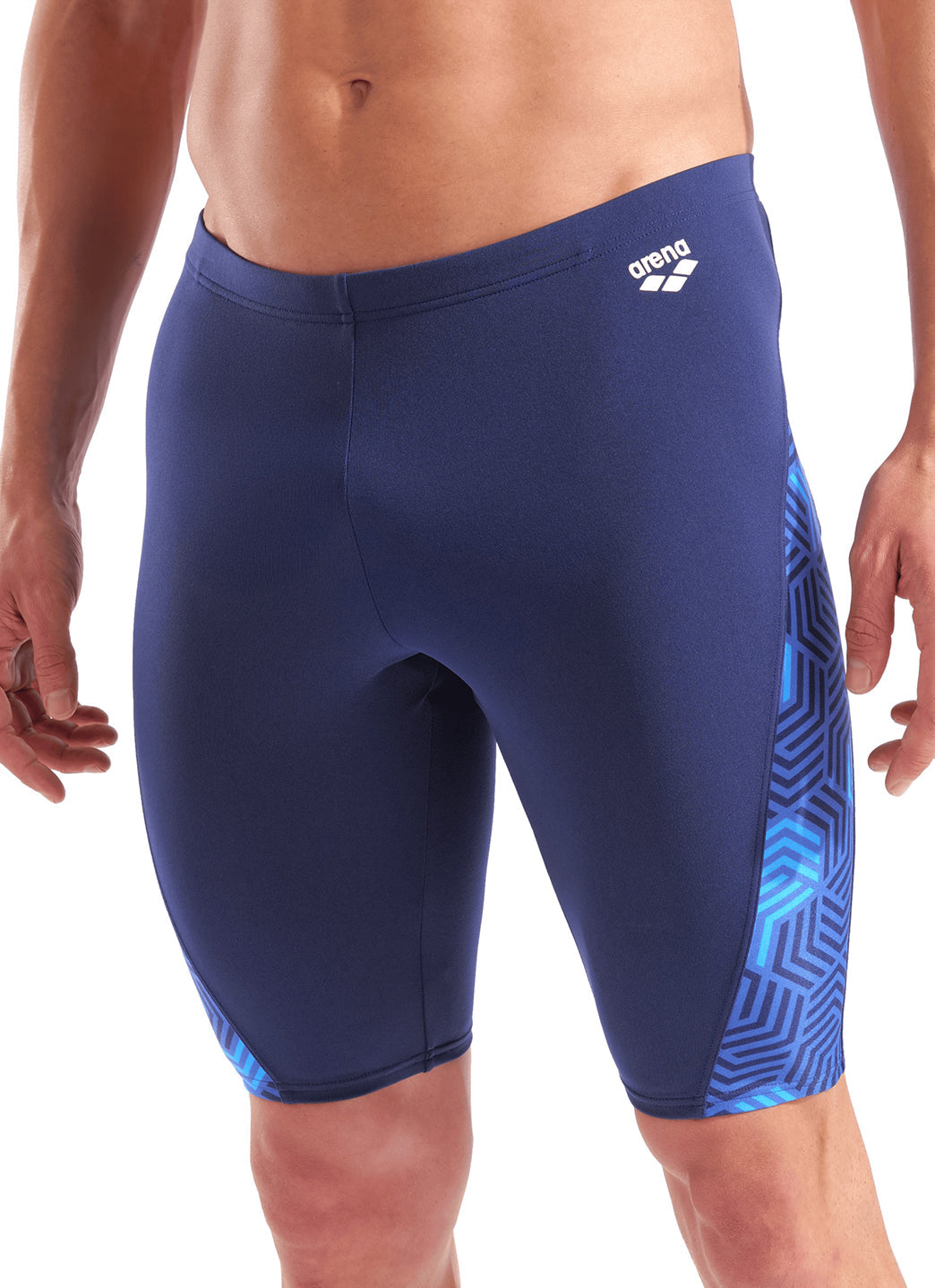 Arena Men's Geometry Jammer Swimsuit