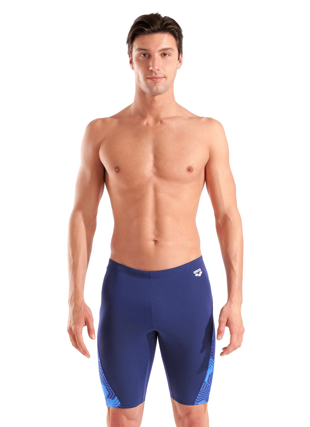 Arena Men's Geometry Jammer Swimsuit