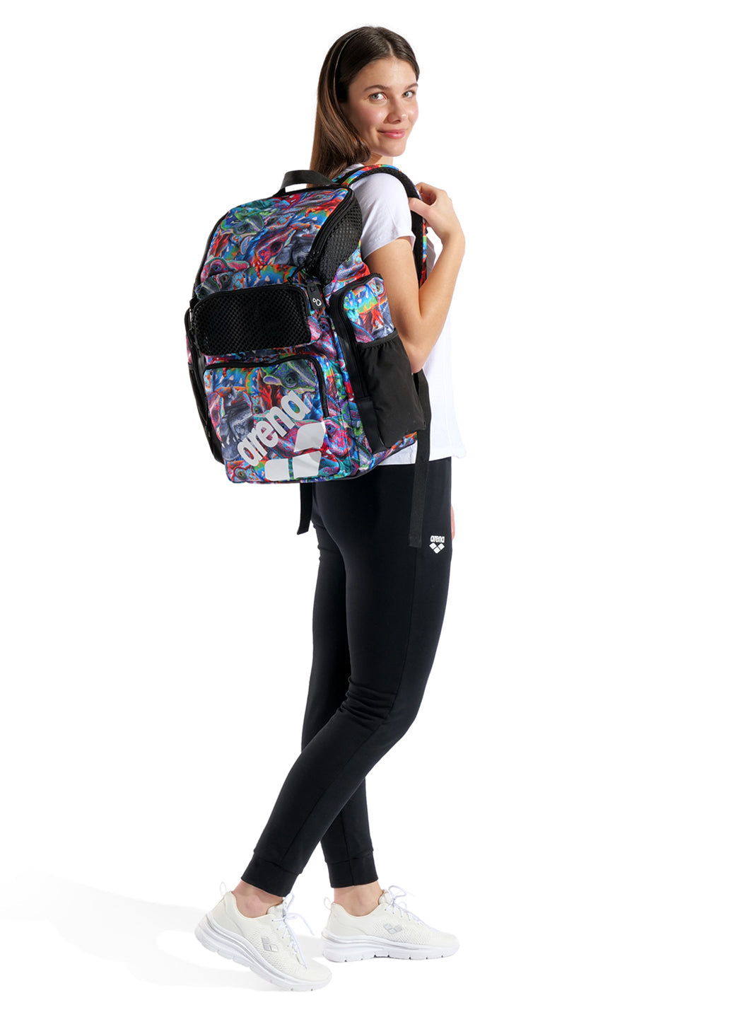 Arena One Go Allover 45L Backpack