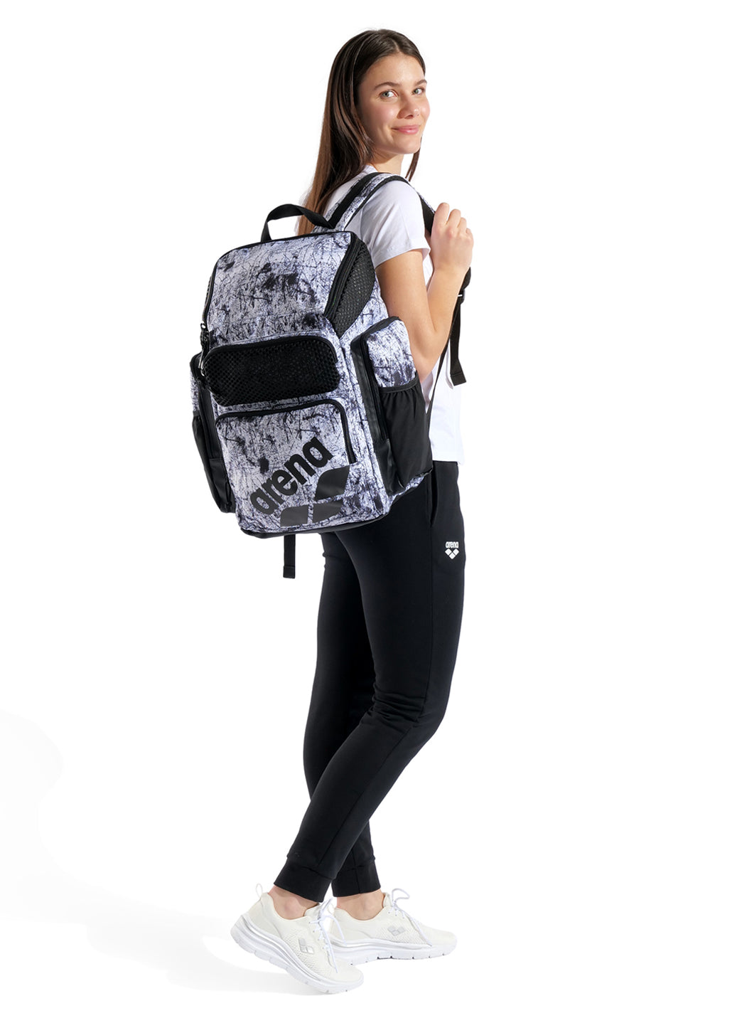 Arena One Go Allover 45L Backpack