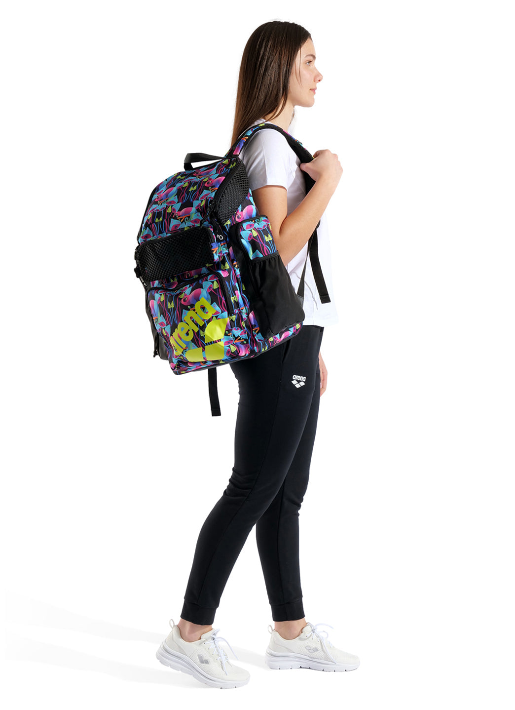 Arena One Go Allover 45L Backpack