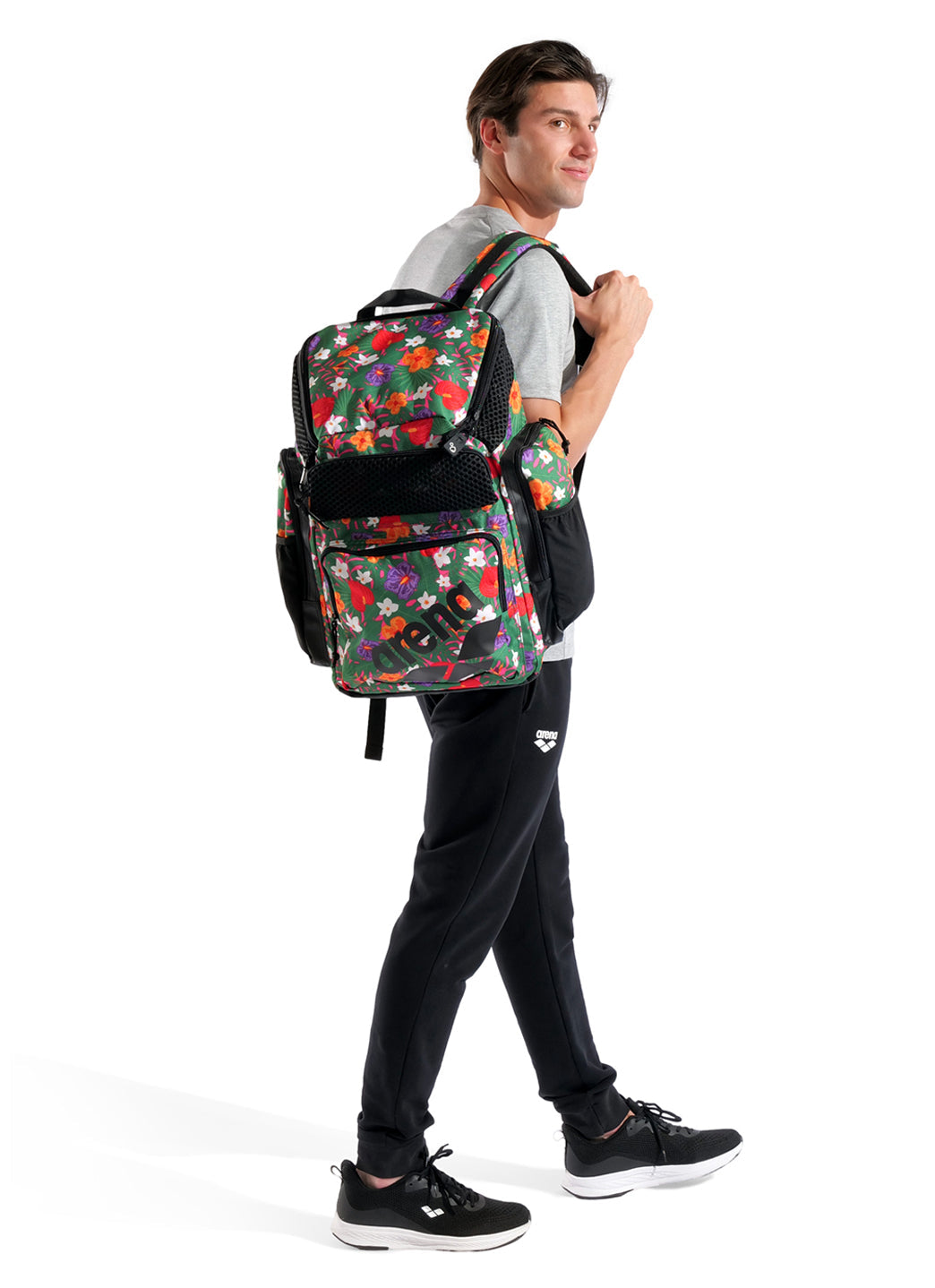 Arena One Go Allover 45L Backpack