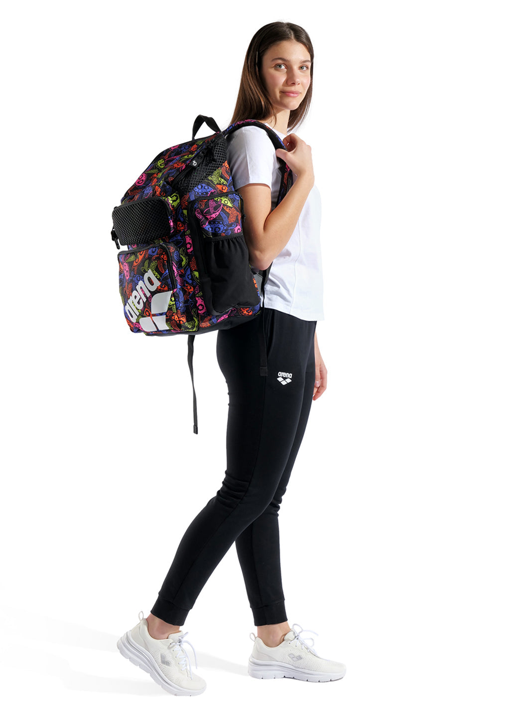 Arena One Go Allover 45L Backpack