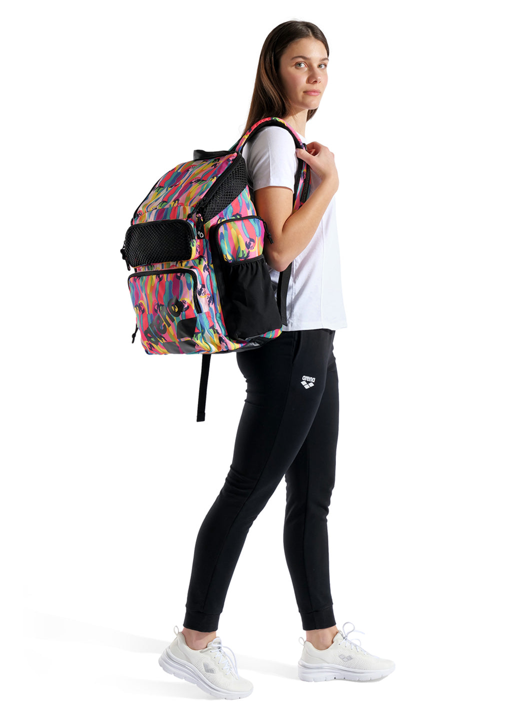 Arena One Go Allover 45L Backpack