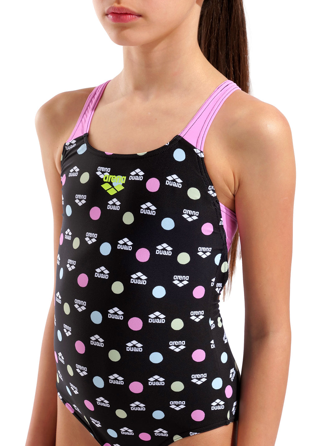 Arena Girls' Multiple Pro Racer Back One Piece Swimsuit (Little Kid, Bid Kid)
