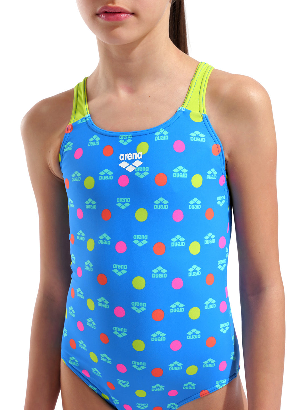 Arena Girls' Multiple Pro Racer Back One Piece Swimsuit (Little Kid, Bid Kid)