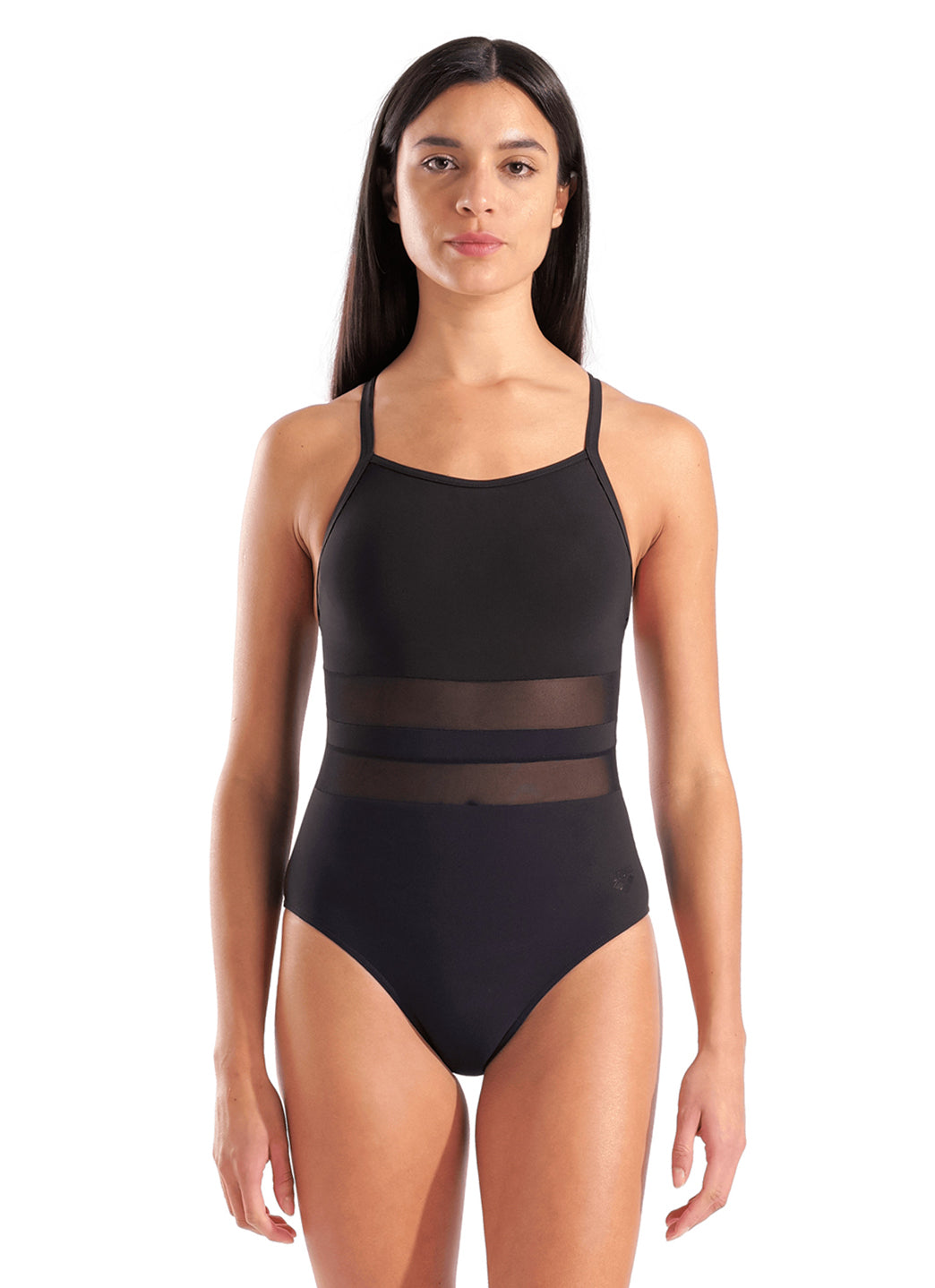 Arena Women's Mesh Equals V-Back One Piece Swimsuit