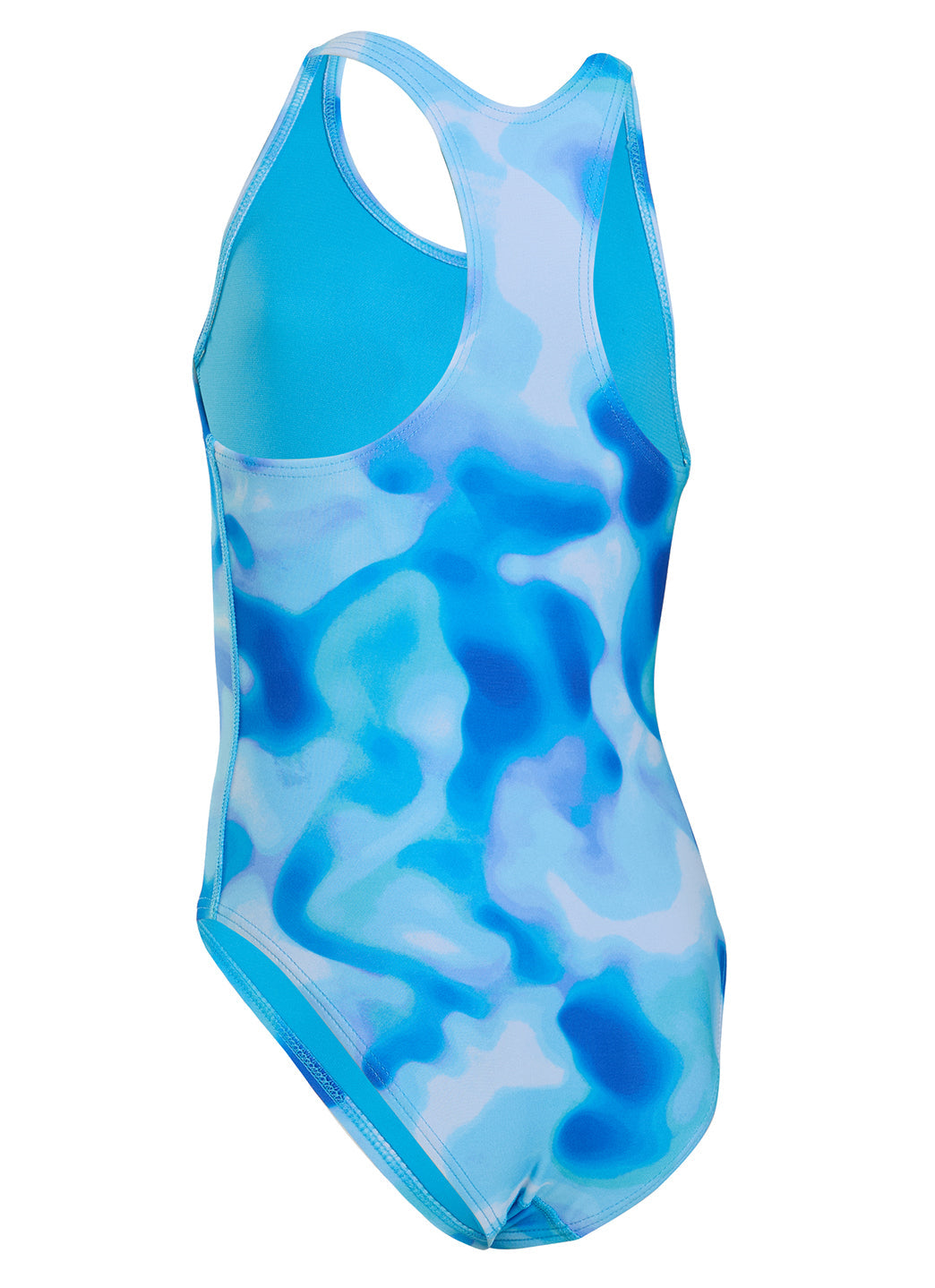TYR Girls' Blue Ice Ella Maxfit Durafast Elite One Piece Swimsuit (Little Kid, Big Kid)