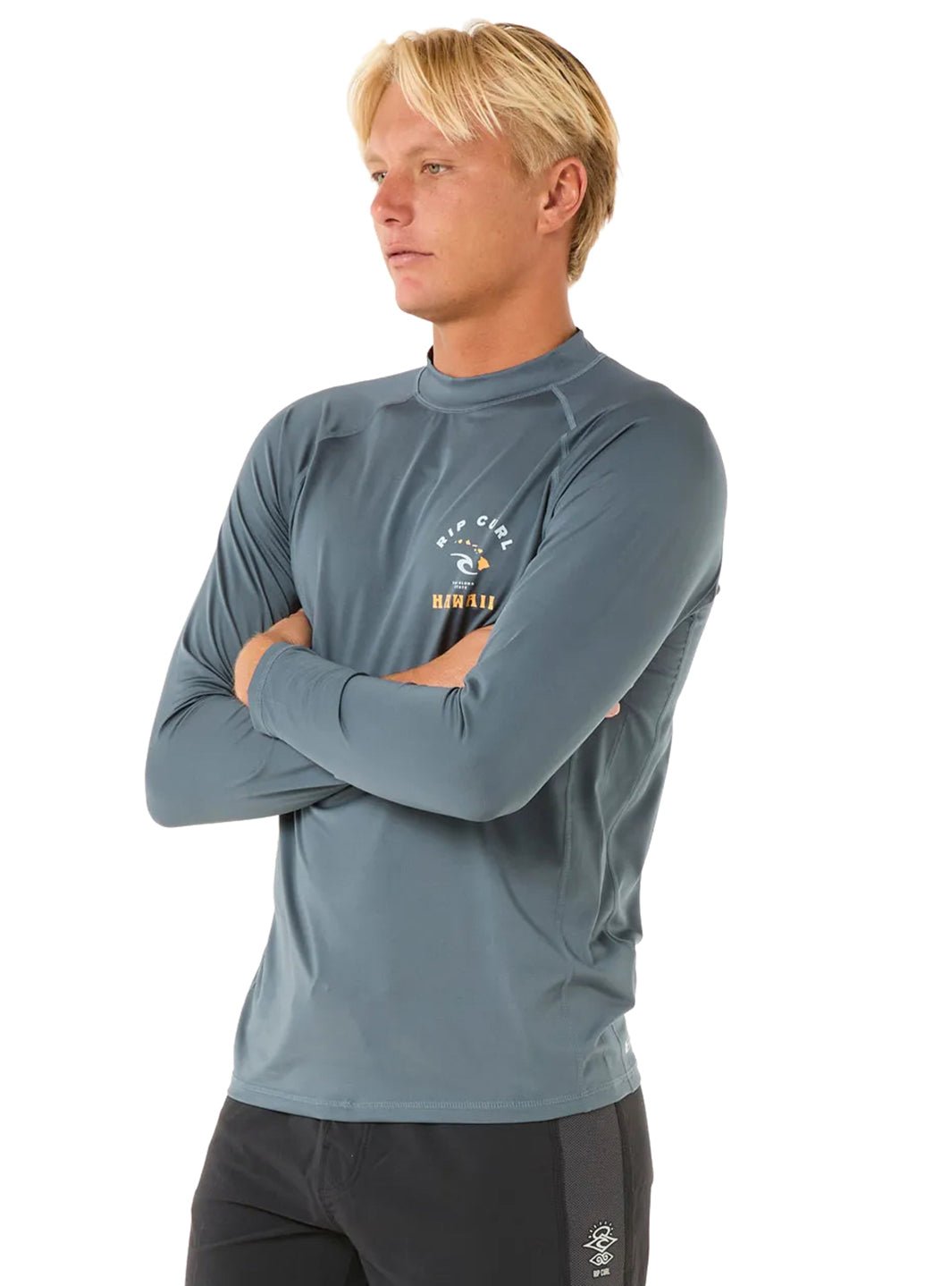 Rip Curl Men's Island Vibe UPF 50 Long Sleeve Rash Guard