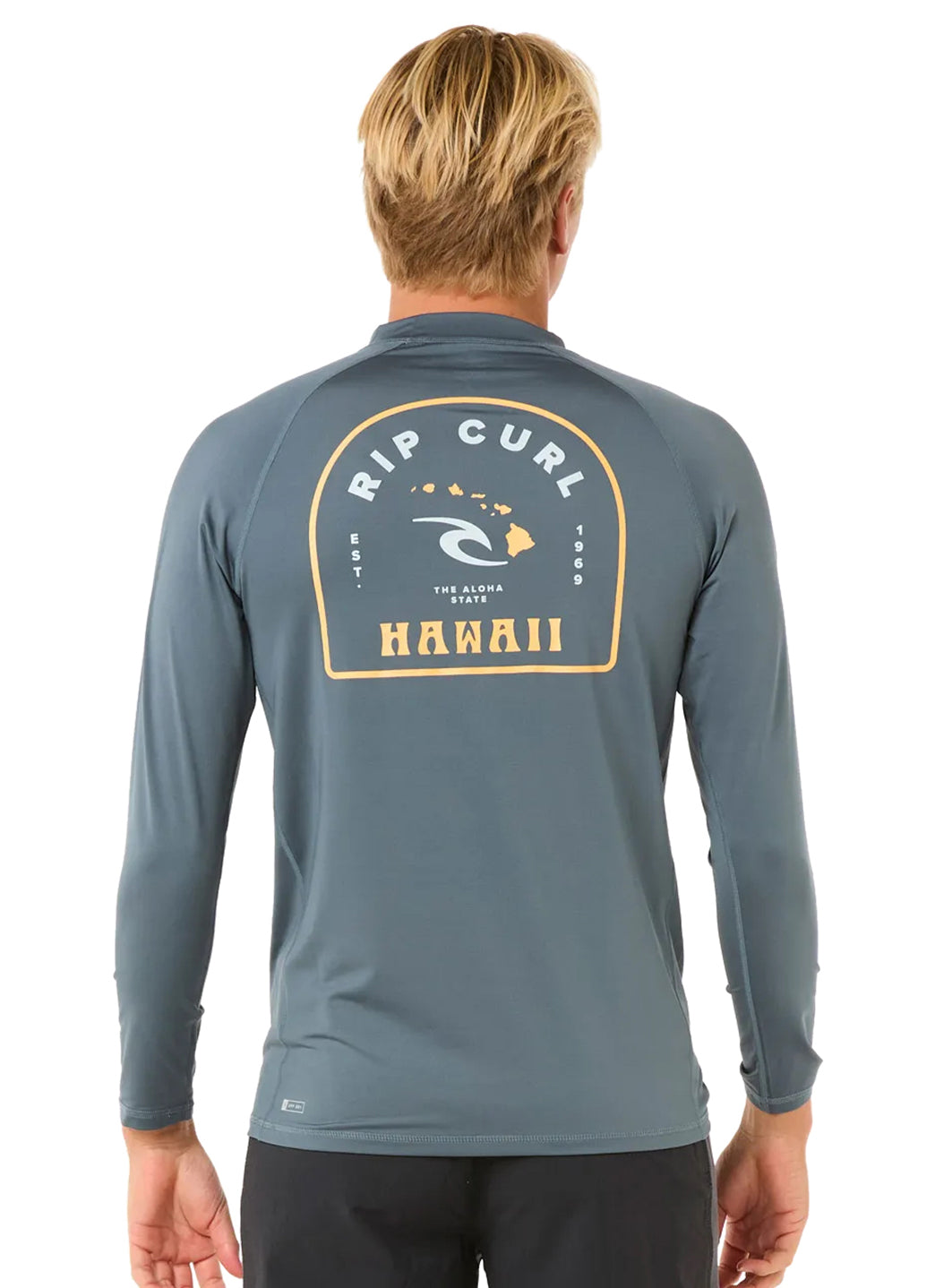 Rip Curl Men's Island Vibe UPF 50 Long Sleeve Rash Guard