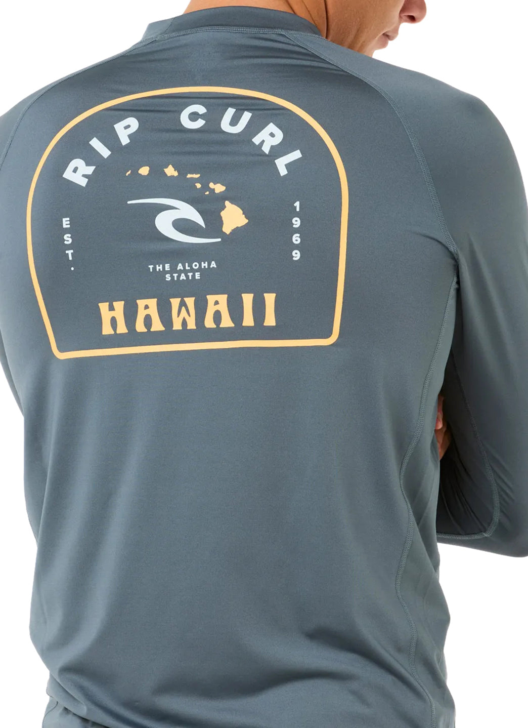 Rip Curl Men's Island Vibe UPF 50 Long Sleeve Rash Guard