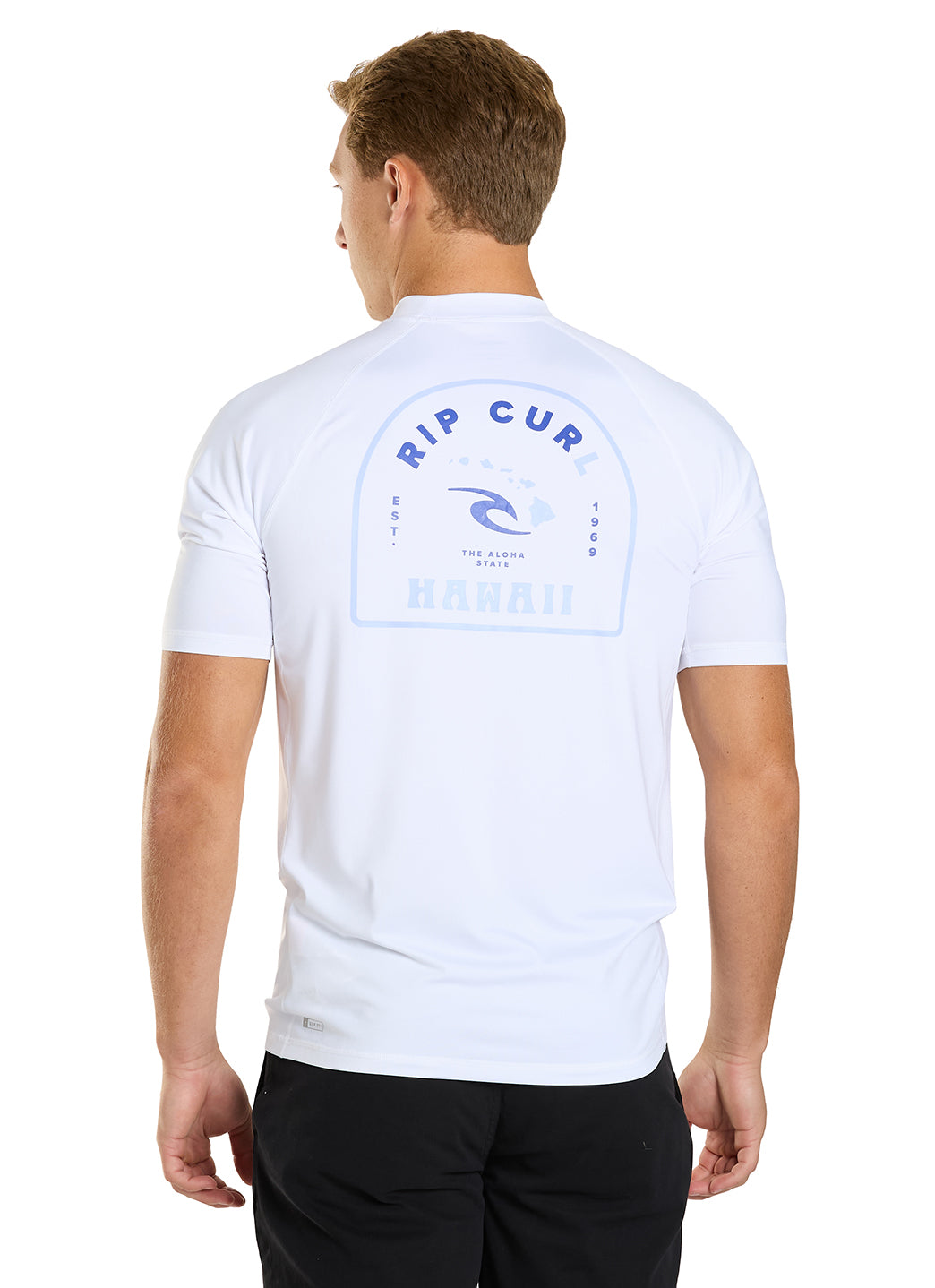 Rip Curl Men's Island Vibe UPF 50 Short Sleeve Rash Guard