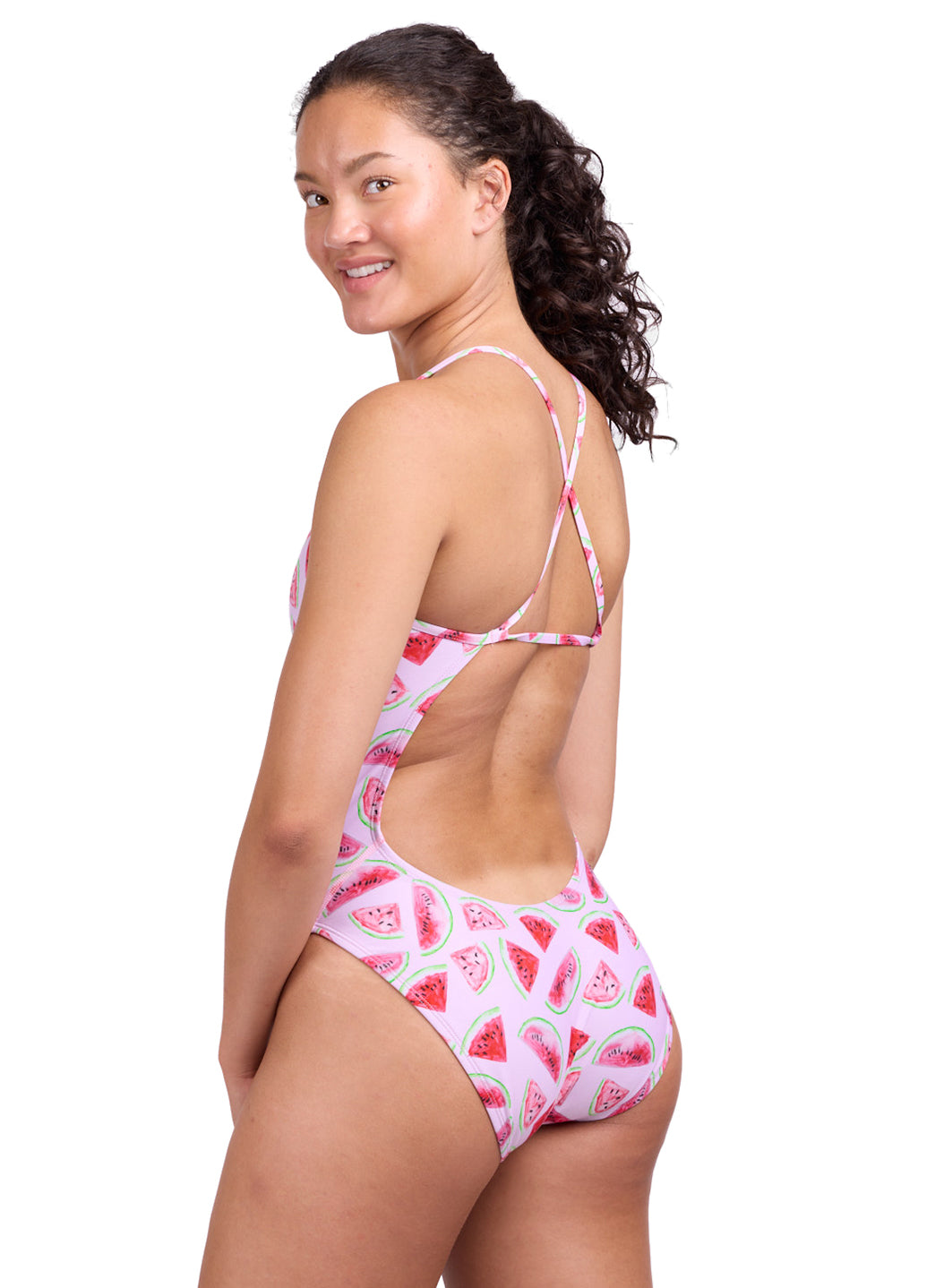 JOLYN Women's Melon Crush Brandon 2 One Piece Swimsuit